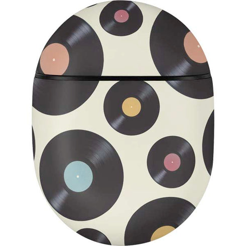 Colorful Records Google Pixel Buds Skin
